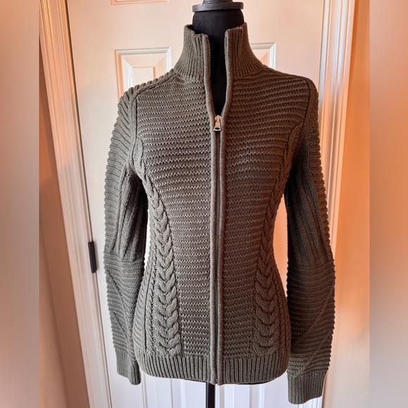 Gap Mock Neck Olive Green Women's Sweater - Picture 10 of 12